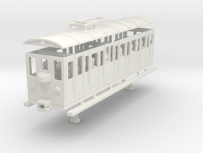 wengernalpbahn person wagon coach h0e b 22 in White Natural Versatile Plastic