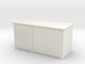 Electrical Cabinet 1/72 in White Natural Versatile Plastic