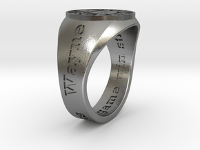 SuperBall Wayne Ring S20 in Natural Silver