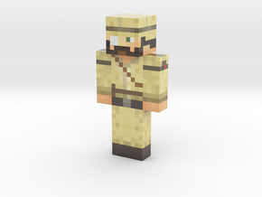Chuck_Jones1 | Minecraft toy in Glossy Full Color Sandstone