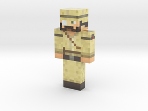 Chuck_jones1 | Minecraft toy in Glossy Full Color Sandstone