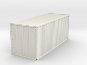 20 feet Container 1/87 in White Natural Versatile Plastic