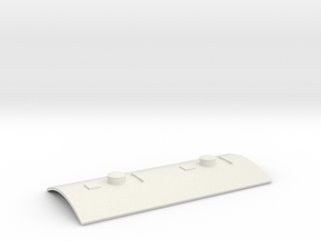 Bingley Works O-16.5 Coach kit roof - Vented in White Natural Versatile Plastic