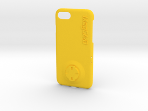 iPhone 7 Wahoo Mount Case in Yellow Processed Versatile Plastic