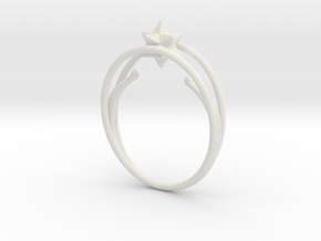 anello ico 1b 1 mm NOVEMBRE marzo20b in White Natural Versatile Plastic