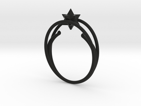 anello ico 1b 1 mm NOVEMBRE marzo20b in Black Premium Versatile Plastic