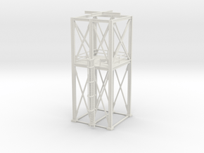 'N Scale' - 16'x16' Loadout Structure Frame in White Natural Versatile Plastic