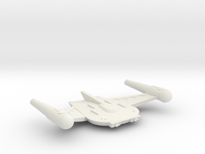 3788 Scale Romulan X-Ship BattleHawk-X Destroyer in White Natural Versatile Plastic