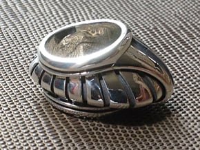 Pharaoh Ring - Size 12 (21.39 mm) in Polished Silver