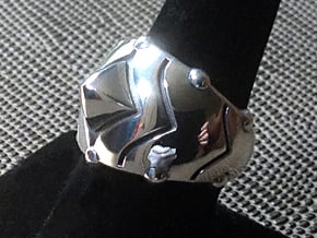Zen Ring - Size 9 (18.95 mm) in Polished Silver