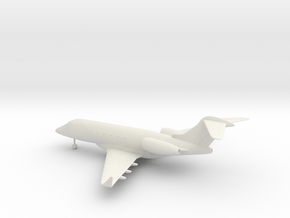 Bombardier Challenger 300 in White Natural Versatile Plastic: 1:100