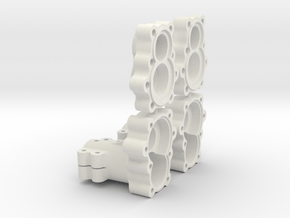 Portal - AR60 Straight Boxes in White Natural Versatile Plastic