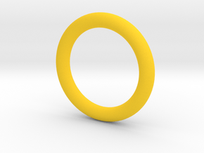 Sonic Movie Ring in Yellow Processed Versatile Plastic