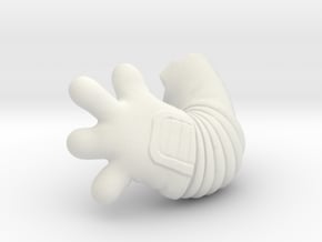 Chicken-Hand-L-dyna in White Natural Versatile Plastic