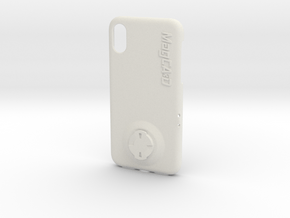 iPhone X Wahoo Mount Case in White Premium Versatile Plastic