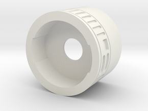 Speaker Pod (22mm) in White Natural Versatile Plastic