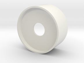 Speaker Pod (28mm Short) in White Natural Versatile Plastic