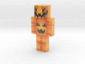 my improved pumpkin skin | Minecraft toy in Glossy Full Color Sandstone