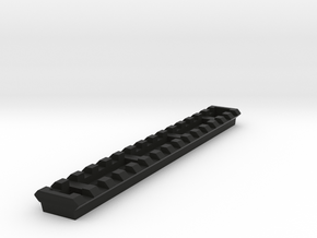 MPX Full-Length 15-Slots Lightweight Picatinny Rai in Black Natural Versatile Plastic