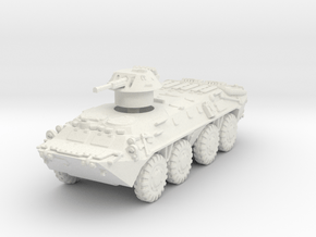 BTR-70 late 1/72 in White Natural Versatile Plastic