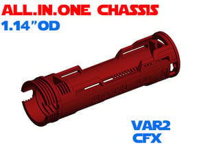 ALL.IN.ONE - 1.14"OD - CFX chassis Var2 in White Natural Versatile Plastic