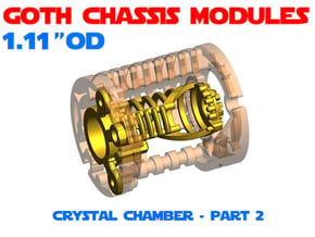 GCM111-CC-02-2 - Crystal Chamber Part2 - Insert in White Natural Versatile Plastic