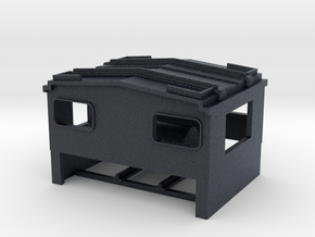 Athearn wide vision caboose replacement cupola w/  in Black PA12