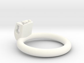 Cherry Keeper Ring - 46mm Flat +3° in White Processed Versatile Plastic