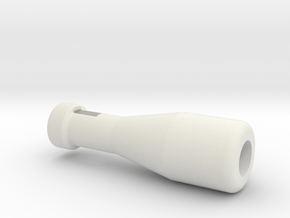 Ball End Tool in White Natural Versatile Plastic