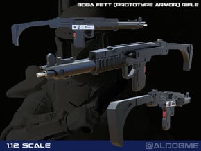 Boba Fett (Prototype Armor) Rifle in Tan Fine Detail Plastic