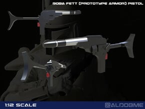 Boba Fett (Prototype Armor) Pistol in Tan Fine Detail Plastic