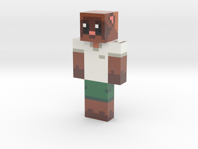 a_ferret | Minecraft toy in Glossy Full Color Sandstone