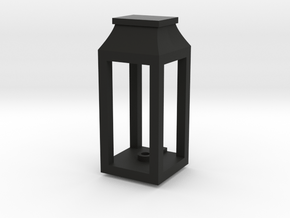 1:12 Floor Single Lantern (0.089 hole) in Black Natural Versatile Plastic