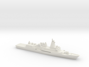 Anzac-class frigate (New Zealand Refitted), 1/2400 in White Natural Versatile Plastic