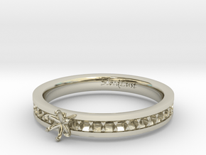 Eternal Solitary in 14k White Gold: Large
