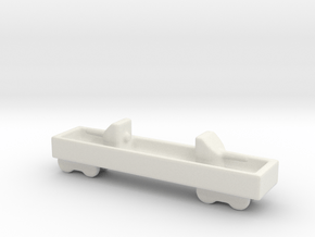 ta 120 40 1/144 Italian railway artillery in White Natural Versatile Plastic