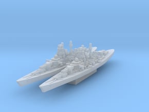 Bismarck class (Axis & Allies) in Tan Fine Detail Plastic