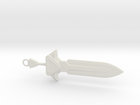 Miniature Arcade Riven's Sword in White Natural Versatile Plastic
