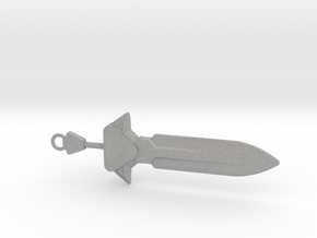 Miniature Arcade Riven's Sword in Aluminum