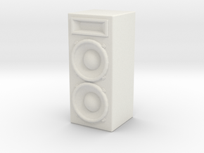 Stage Speaker 1/43 in White Natural Versatile Plastic
