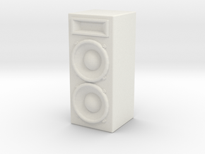 Stage Speaker 1/24 in White Natural Versatile Plastic