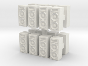 Stage Speaker (x16) 1/120 in White Natural Versatile Plastic