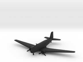 Douglas DC-3 in Black Natural Versatile Plastic