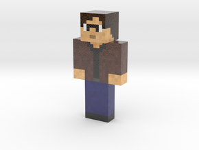 unnamed | Minecraft toy in Glossy Full Color Sandstone