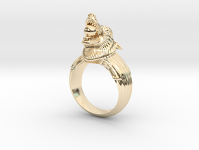 Ring Wolf in 14K Yellow Gold