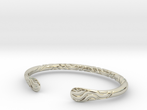Bracelet Weave Ornament in 14k White Gold