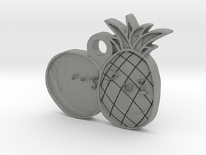Love Fruits Carved Pedant in Gray PA12