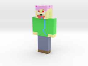 mc skin | Minecraft toy in Glossy Full Color Sandstone