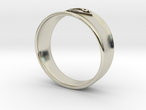 Ring Super Man in 14k White Gold