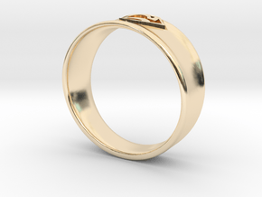 Ring Super Man in 14k Gold Plated Brass